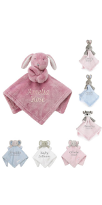 Personalised Newborn Comforter Baby Teddy 