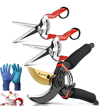 Pruner Shears with gloves