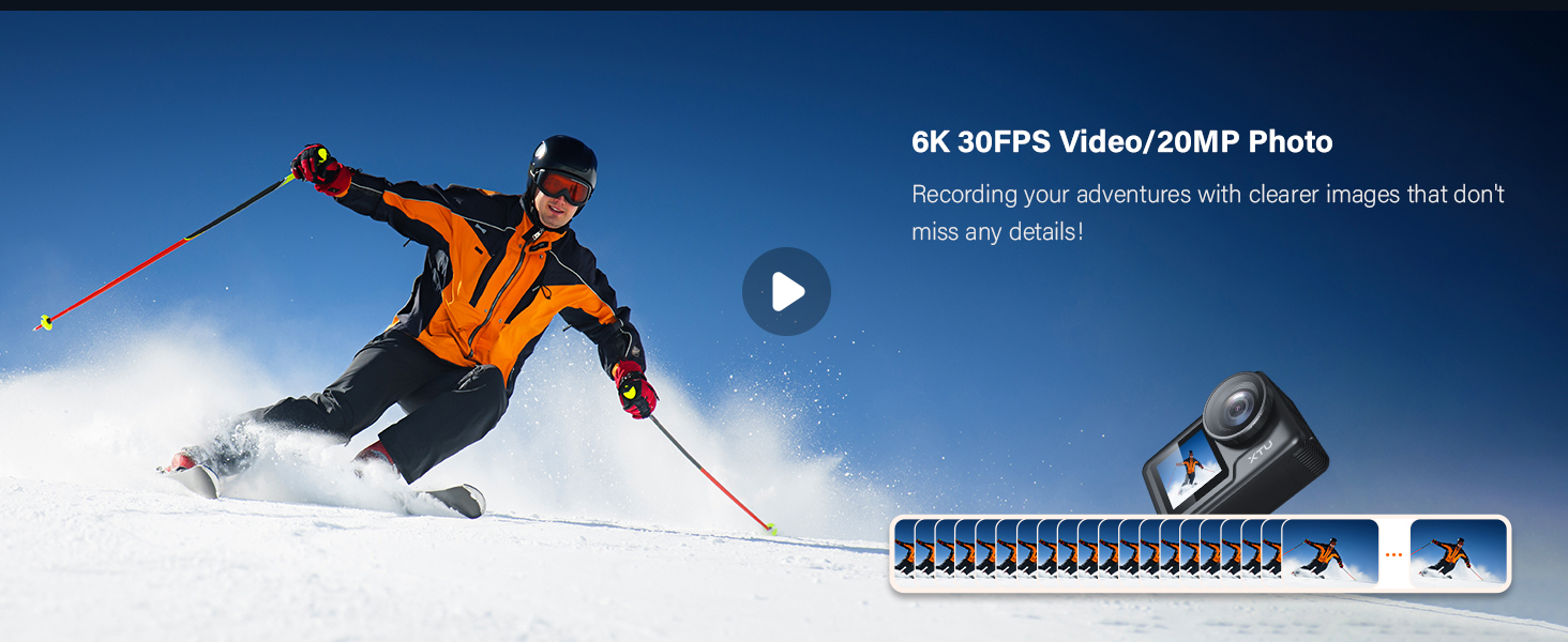 action camera 6k 30pfs