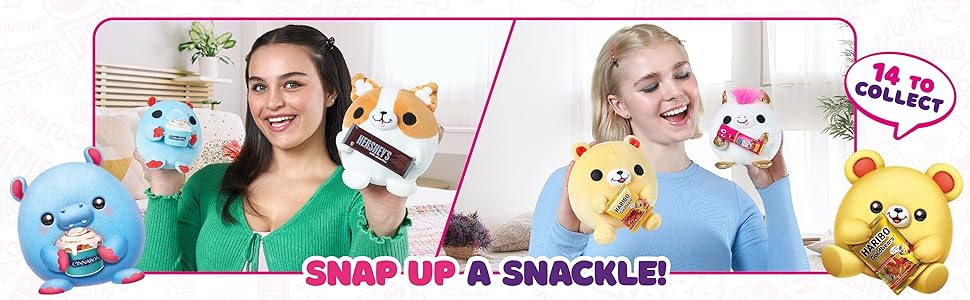 Squishmallow, Plush, Soft Toy, Snackle, Snack, Cute, Toys for Girls