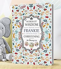 personalised christening gift book for baby boy girl keepsake present special occasion granddaughter