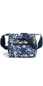 blue crossbody bag
