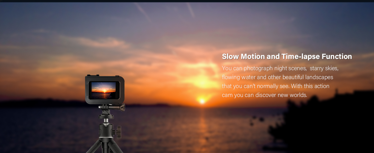 slow motion and time -lapse function