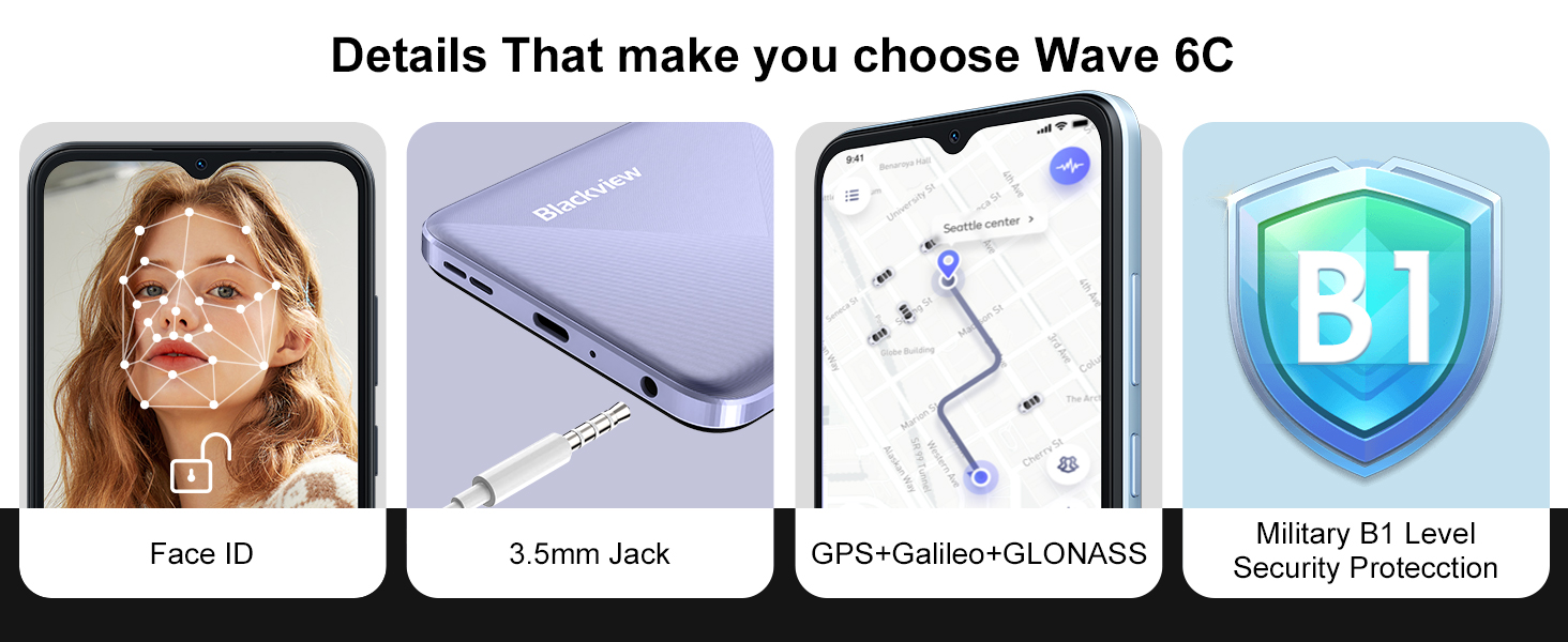 refurbished phones blackview phones dual sim smartphone android 13 phone