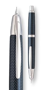 capless retractable fountain pen pushbutton luxury pen