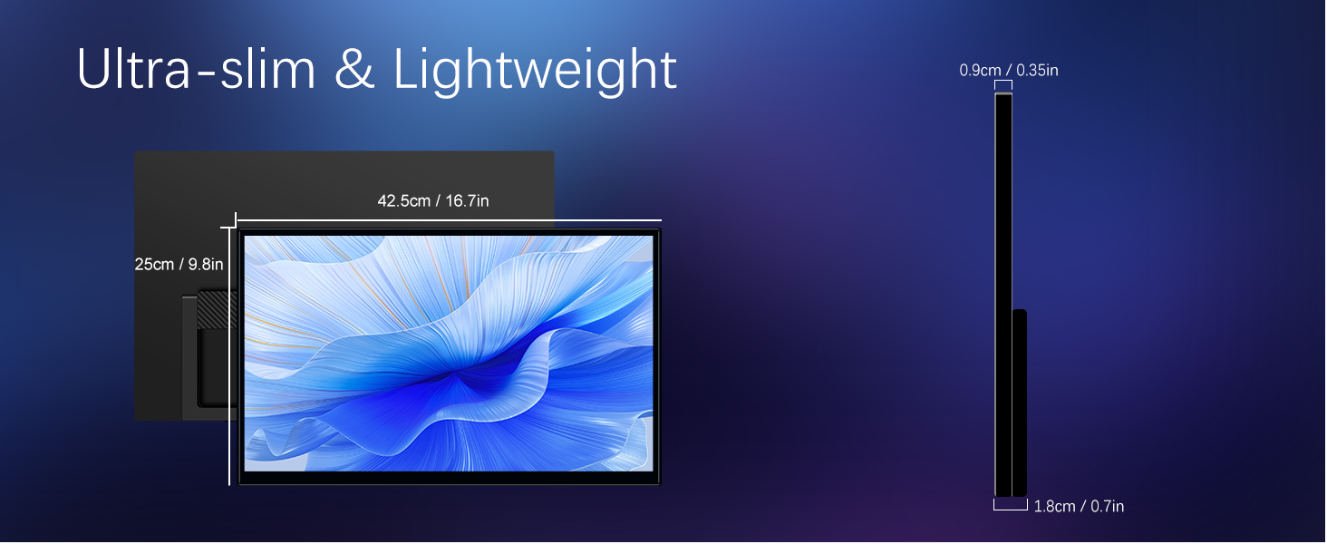 18.5 inch touchscreen monitor