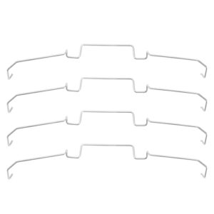 SG Store 4pcs Computer Host Fan Radiator Fixing Buckle Computer Host Fan Fixed Buckle Cooling Fan Spring Wire Hook Circlip Steel Wire Lower Hook for DIY Computer Projects