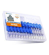 Cat 8 Shielded RJ45 Modular Plugs