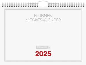 BRUNNEN Monthly Calendar (2025)
