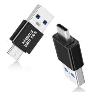 AIYEEN USB 3.0/3.1 Male to USB-C Male Adapter (2 Pack)