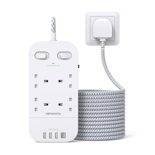 Extension Lead with 4 USB Slots