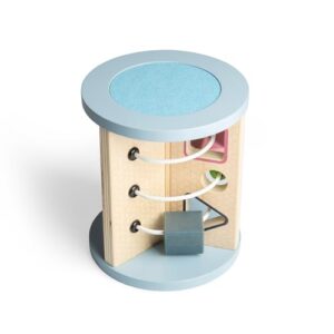 Bigjigs Toys Rolling Sensory Sorter - Wooden Activity Toy For Babies