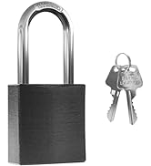 Padlock with Key, [1.49 inch Medium Shackle] Diyife 40mm Heavy Duty Padlocks Outdoor Weatherproof...