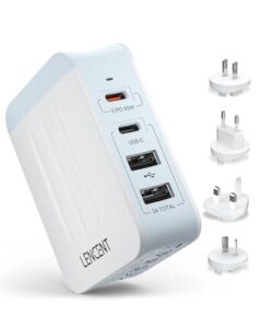 LENCENT 45W Multiple USB Wall Charger