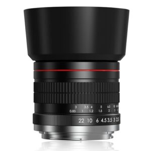 85mm f1.8 Portrait Lens - RF Lens Manual Focus for Canon EOS R/Ra/RP/R3/R5/R5 C/R6/R6 Mark II /R7/R8/R10/R50/R100 Mirrorless Camera