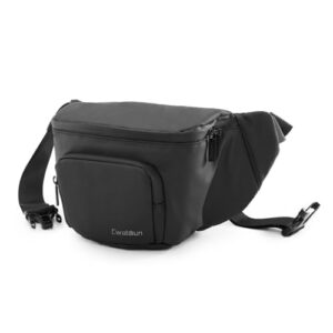 Cwatcun Camera Bag Camera Waist Bag for Photographer Small DSLR Sling Camera Bag Compatible with Nikon Sony Lightweigth(Small