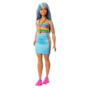 Barbie Fashionistas Doll #218 with Long Blue Hair