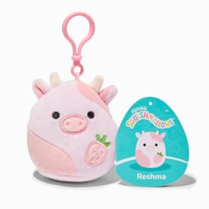 Claire's Squishmallows™ 3.5" Reshma The Strawberry Cow Plush Toy