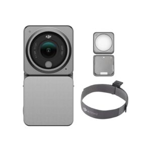 DJI Action 2 Power Combo (128GB) & Magnetic Protective Case - 4K Action Camera with Extended Battery Module