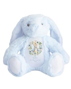 Hoolaroo Personalised First Easter Gift For Boys Blue Bunny Teddy Bear Baby Boy My 1st Easter New Baby Gift Rabbit Present Keepsake