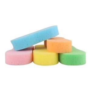 ASelected Large Car Wash Sponge 4.5Cm Thick Super Soft Cleaning Sponge For Tableware Tile Kitchen Bathroom Car Appearance Cleaning 5Pcs