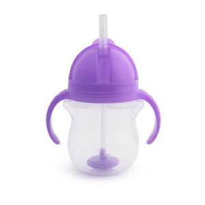 Munchkin Click Lock Tip and Sip Weighted Flexi Straw Trainer Cup (7 oz/207 ml