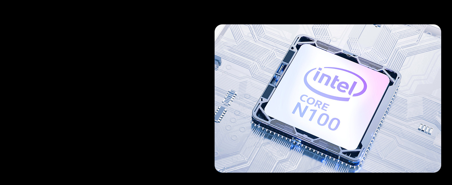 Z100-0dB Intel Alder Lake N100 CPU with Dual Display for home office