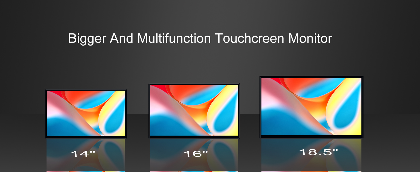 18.5 inch touchscreen monitor