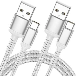 2m USB C Charger Cable 2 Pack