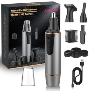 Rechargeable Nose Hair Trimmer for Men 2024 Painless Nose Trimmer