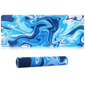 HoYiXi Gaming Mouse Pad Extra Large Computer Keyboard Mouse Mat Desk Pad Soft Smooth Surface and Anti-Slip Rubber Base Soft Cloth XXL Mouse Pad 800 x 300 x3 MM (SOM001)