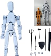 Starnearby Titan 13 Action Figure, T13 Action Figure 20cm Assembly Completed Dummy 13 3D Printed ...
