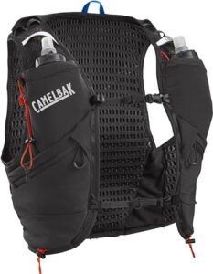 CAMELBAK Apex Pro Run Vest - Running and Trail Vest/Pack - 12 Litre Storage Capacity w 500ml Quick Stow Flasks (x2) - Recco Reflecto