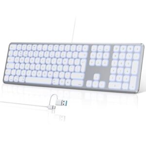 TECURS Mac Keyboard Backlit