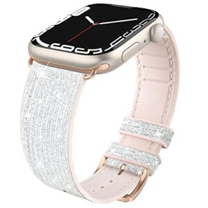 Tuocal Bling Straps Compatible with Apple Watch Strap 38mm 40mm 41mm
