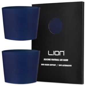 Silicone Football Leg Bands For Adults & Kids - Tape Alternative To Hold Shin Pads In Place - Variety Of Colours To Match Your Ki