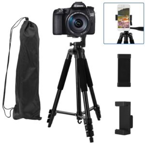 ASelected Camera Tripod 140Cm Lightweight Camera Phone Tripod Stand Removable Head And Universal Phone Stand Aluminum Stand Canon Nikon Phone Fill Ligh