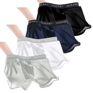 INNERSY Mens Boxers Shorts Multipack Mesh Sports Underwear Trunks Breathable Thin Underpants 4 Pack