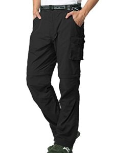 Jessie Kidden Mens Hiking Cargo Trousers Convertible Quick Dry Lightweight Zip Off Outdoor Fishing Travel Safari Walking Pants