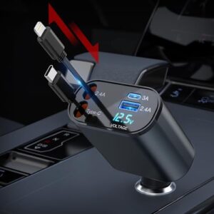 Multi Retractable Car Charger