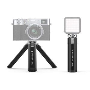 K&F Concept 130mm Metal Mini Tripod for Camera Phone Fill Light