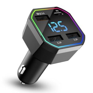 4 Port USB Car Charger Adapter