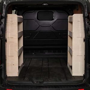 VANIFY Van Racking to fit a Ford Transit Custom L1 (SWB) 2012+ Double Rear Van Racks
