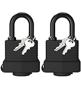 Diyife Combination Padlock,[Upgrade Version] 4 Digit Code Lock High Security Anti-Theft Heavy Dut...