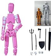 Starnearby Titan 13 Action Figure, T13 Action Figure 20cm Assembly Completed Dummy 13 3D Printed ...