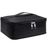 Travel Makeup Bag Large Cosmetic Bag Makeup Case Organizer for Women and Girls (Mint Green)