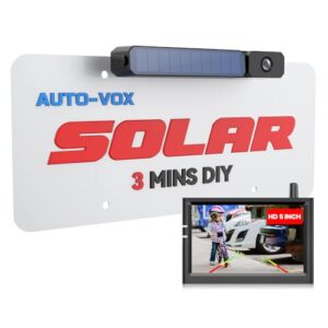 AUTO-VOX Solar Wireless Reversing Camera Kit