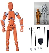 Starnearby Titan 13 Action Figure, T13 Action Figure 20cm Assembly Completed Dummy 13 3D Printed ...