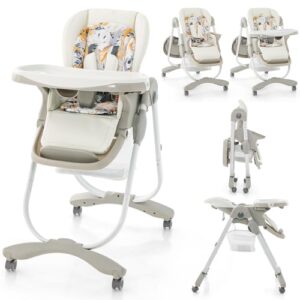 COSTWAY High Chair for Babies and Toddlers