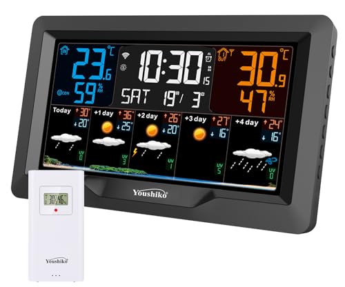 Youshiko WIFI Weather Station (Official 2024 UK Version)